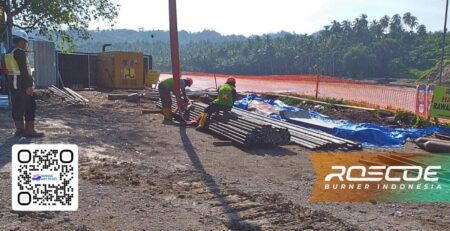 PT Roscoe Burner Indonesia Suplai Pipa Baja untuk Jembatan Bailey di Aceh